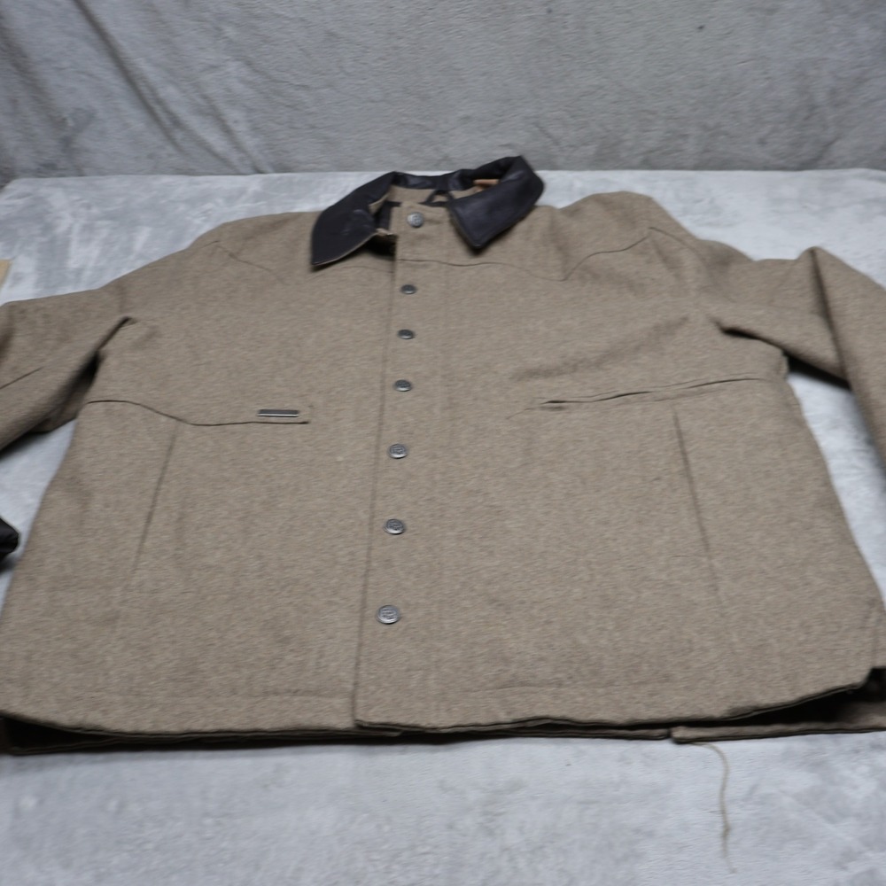 Powder River Outfitters Jacket Men XXL Brown Wool Blend Western Classic Coat VTG